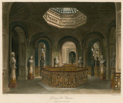 Gallery of the Staircase, Carlton House, London af Charles Wild