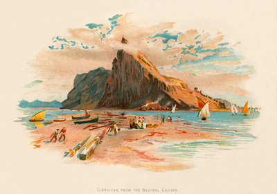 Gibraltar fra den neutrale grund af Charles Wilkinson