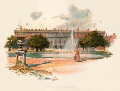 Hampton Court, østfronten af Charles Wilkinson