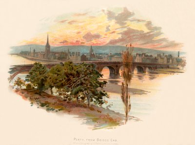 Perth, fra Bridge End af Charles Wilkinson