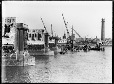Nedrivning af Waterloo Bridge, Lambeth, Greater London Authority, 1936. af Charles William Prickett
