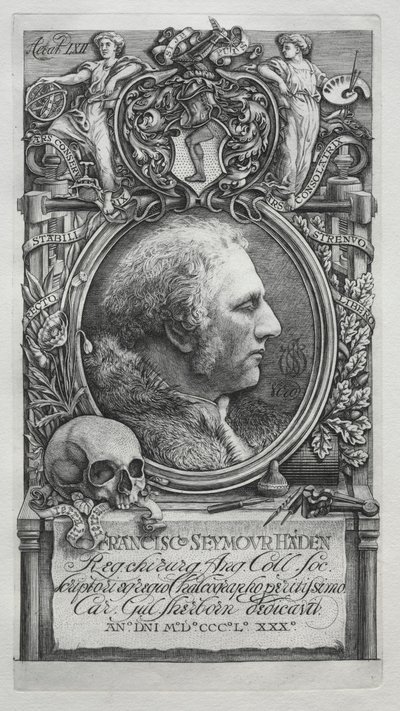 Hadeniana - Portræt af Sir Francis Seymour Haden, 1880. af Charles William Sherborn