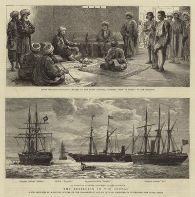 Oprøret i Soudan af Charles William Wyllie