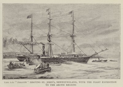 SS Falcon forlader St John