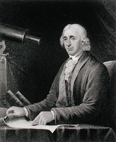 Portræt af David Rittenhouse (1732-96), graveret af James Barton Longacre (1794-1869) (gravering) af Charles Willson (after) Peale