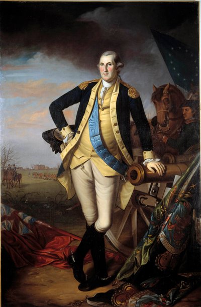 Portræt af George Washington (1732-1799) efter slaget ved Princeton, 3. januar af Charles Willson Peale
