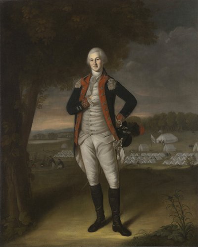Walter Stewart, 1781 af Charles Willson Peale