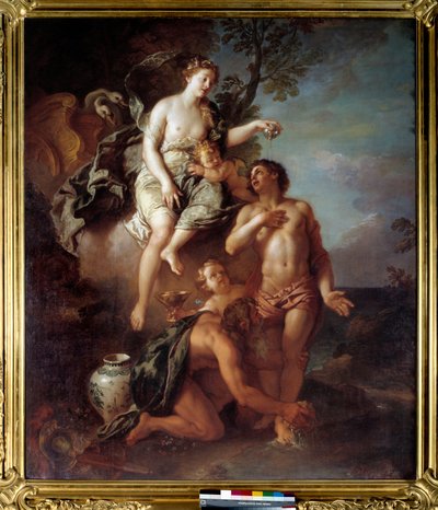 Enees guddommeliggørelse. Maleri af Charles De Lafosse (1636-1716) af Charles de Lafosse