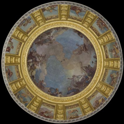 Saint Louis i herlighed. 1702-1707 (fresco) af Charles de la Fosse