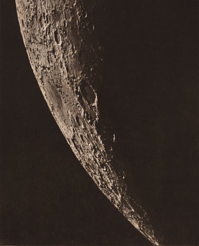 Fotografisk kort over månen, 1909. af Charles le Morvan