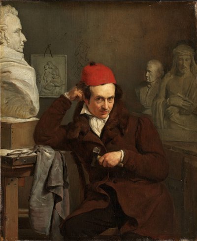 Portræt af Louis Royer Portræt af Louis Royer (1793-1868). Billedhugger af Charles van Beveren
