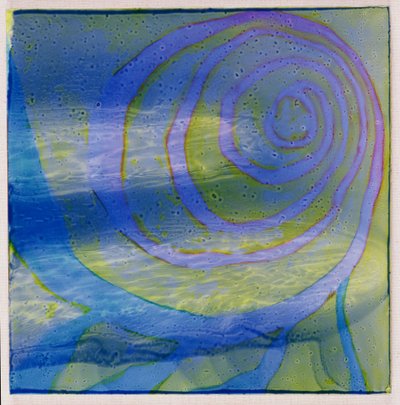 Boodhoo Lagoon, 2000 (olie på gesso) af Charlotte Johnstone