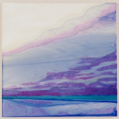 Caimant, 2000 (olie på gips) af Charlotte Johnstone