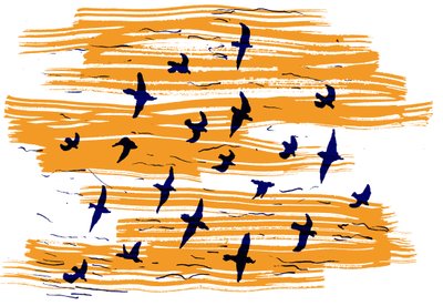 Fugle, der flyver, 2020 af Charlotte Orr