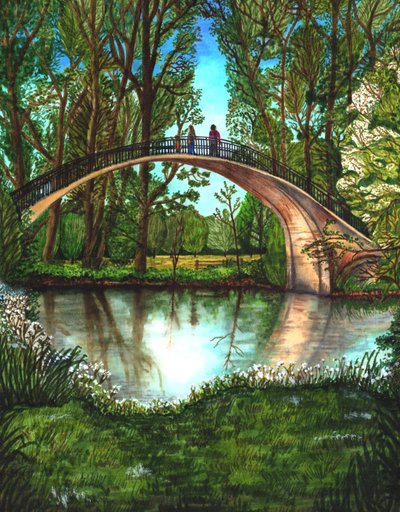 Spring in University Parks, 2021 af Charlotte Orr