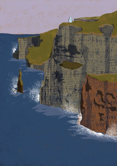 Towering Cliffs-fyrtårnet af Charlotte Trudgett