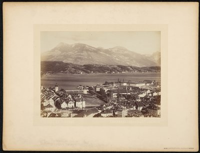Lucerene og Rigi, udsigt fra Gutsch af Charnaux Frères and Cie.