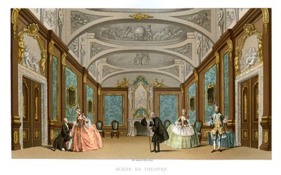 Scene fra et teaterstykke, 1885. af Charpentier