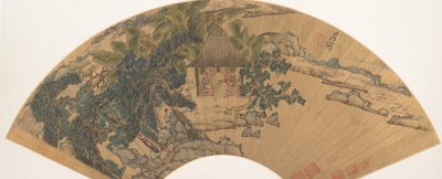 Landskab, midten af 1600-tallet. af Chen Hongshou