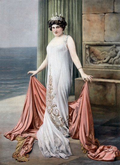 Den franske sopran Zina Brozia som thailændere i operaen "Thais", foto Cheri Rousseau fra det franske blad "Le Theatre" 11. januar af Cheri-Rousseau