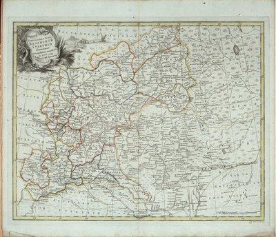 Generelt kort over Kazan Governorate, 1779. af Chernoi