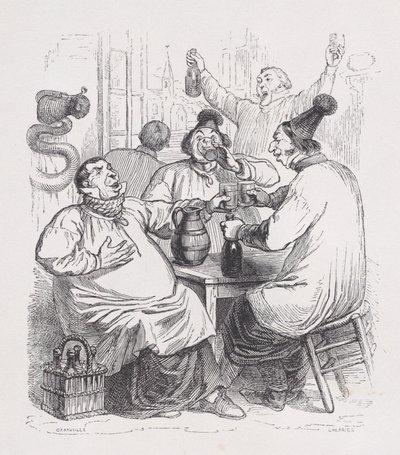 Sognesangerne fra Bérangers samlede værker, 1836. af Cherrier
