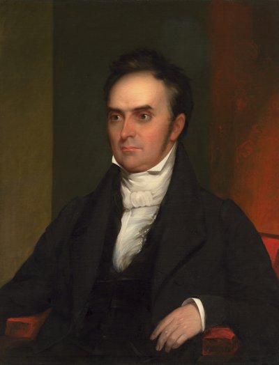 Daniel Webster (1782-1852), ca. 1828 (olie på lærred) af Chester Harding