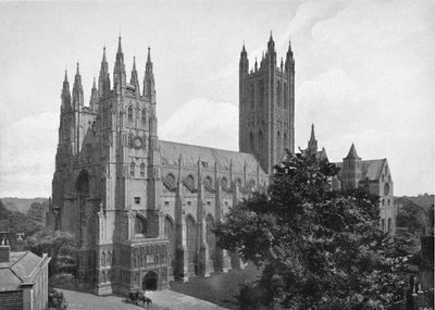 Canterbury Cathedral, c1896 af Chester Vaughan