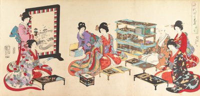 Chiyoda Castle Album of Women, 1895., 1895. af Chikanobu Yoshu