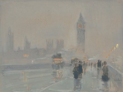 Big Ben af Childe Frederick Hassam