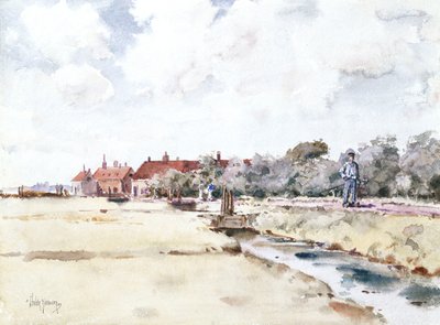 Kanalscene af Childe Frederick Hassam