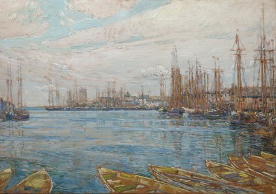 Tusinde Masters Havn af Childe Frederick Hassam
