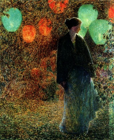 juli nat af Childe Frederick Hassam