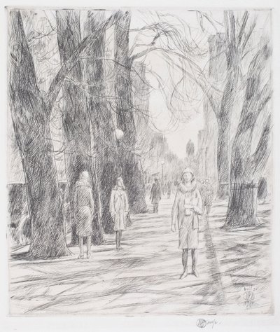 Lafayette Square, Washington af Childe Frederick Hassam