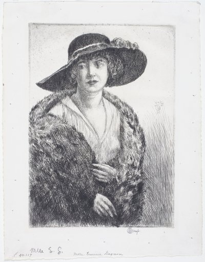 Frøken Erminie Gagnon af Childe Frederick Hassam