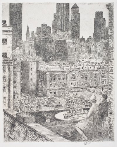 New York forår af Childe Frederick Hassam