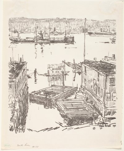 Nordfloden af Childe Frederick Hassam