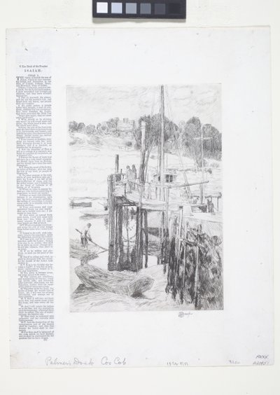 Palmers Dock (ætsning) af Childe Frederick Hassam