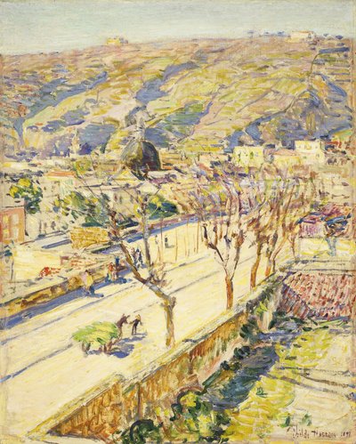 Posillipo, Italien af Childe Frederick Hassam