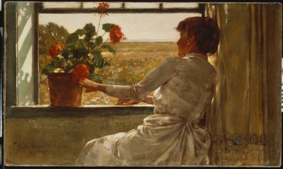Sommeraften af Childe Frederick Hassam