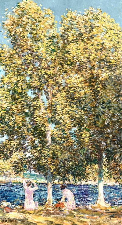 Badere af Childe Frederick Hassam