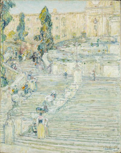 De Spanske Trapper, Rom af Childe Frederick Hassam