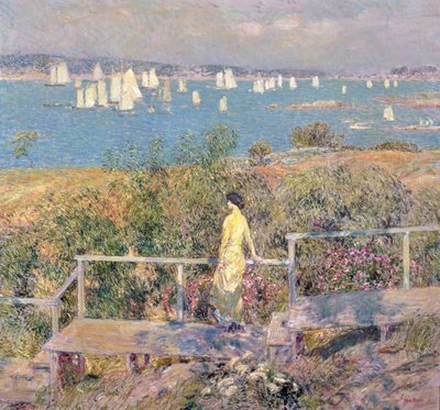 Yachts, Gloucester af Childe Frederick Hassam