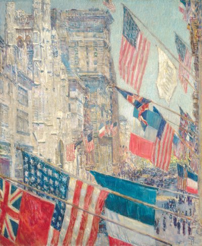 Allieredes dag, maj 1917 af Childe Hassam