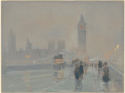 Big Ben af Childe Hassam