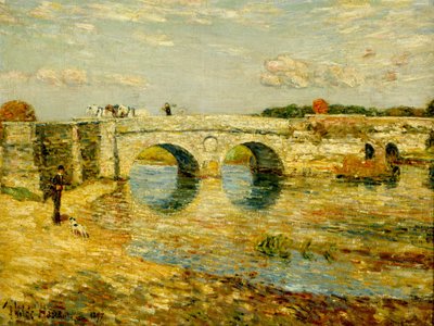 Bro over Stour af Childe Hassam