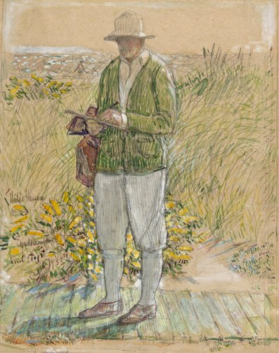 Childe Hassam: Selvportræt af Childe Hassam