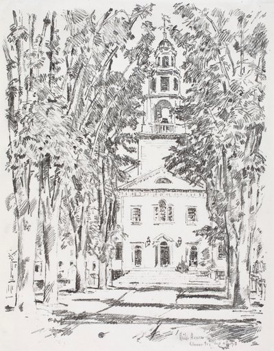 Kolonikirke, Gloucester af Childe Hassam
