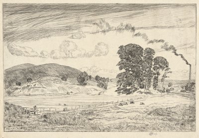 Danbury Hills, 1920 af Childe Hassam