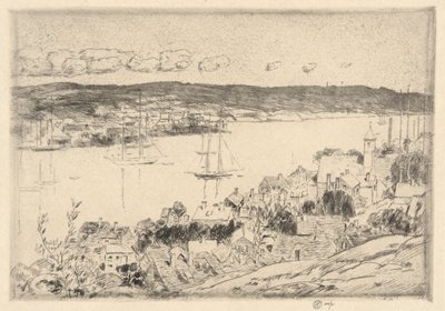 Gloucester af Childe Hassam